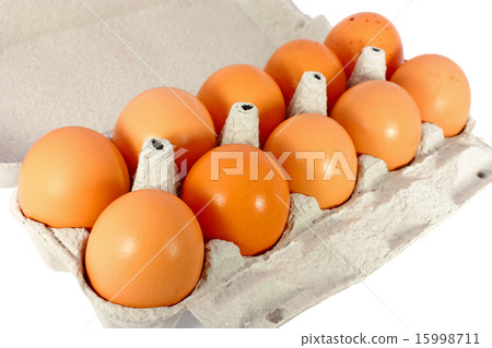 Eggs in a karton container 15998711