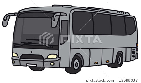 Silver bus - Stock Illustration [15999038] - PIXTA