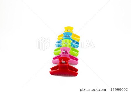 Hair clips isolated on white background Hair clips isolated on white background 15999092