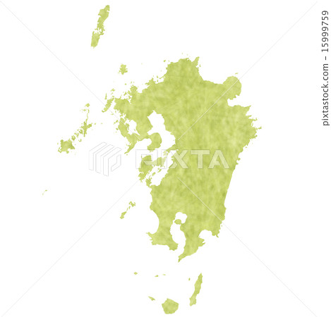 Kyushu map icon - Stock Illustration [15999759] - PIXTA