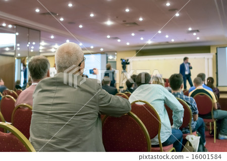 people sitting rear at the business conference 16001584