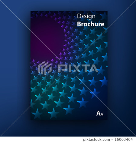 Vector brochure / booklet cover design templates collection A4 Vector brochure / booklet cover design templates collection A4 16003404