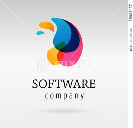 trendy abstract, vibrant and colorful icon, element trendy abstract, vibrant and colorful icon, element 16003437