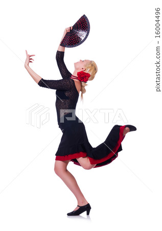 Female dancer dancing traditional dances Female dancer dancing traditional dances 16004496