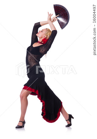 Female dancer dancing traditional dances 16004497