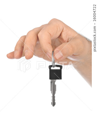 Hand and car key 16004722