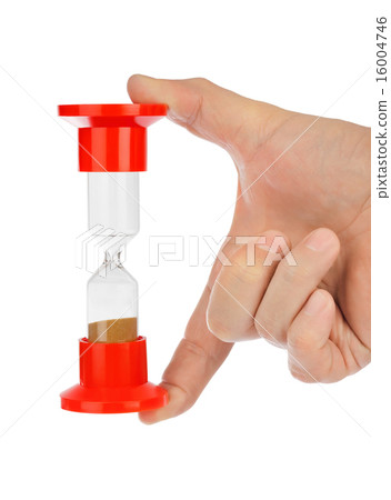 Hand with hourglass Hand with hourglass 16004746