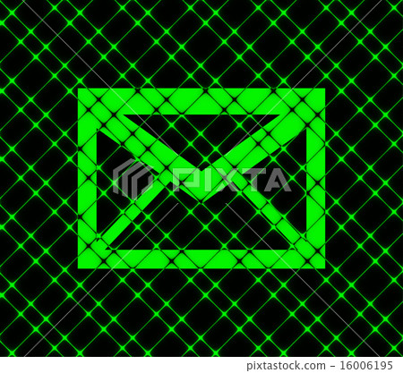 mail. envelope. Flat modern web button and space f 16006195