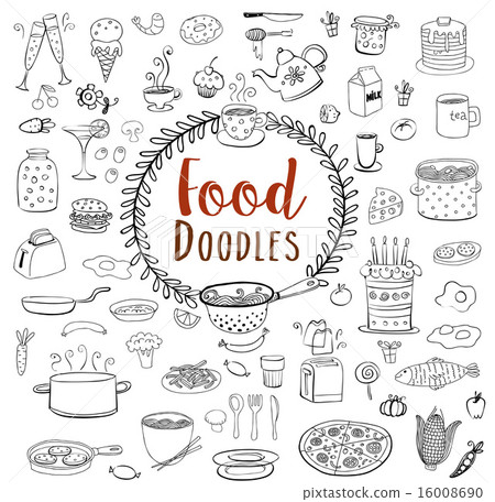 Meal and ware doodle set 16008690