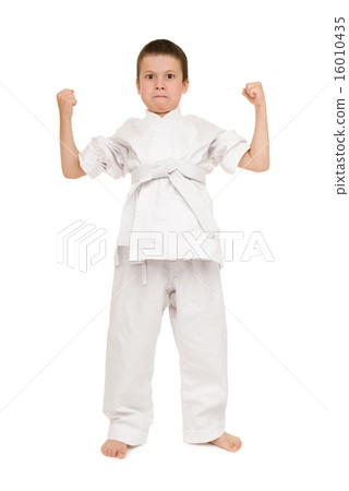 boy in clothing for martial arts 16010435