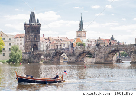 beautiful views of Charles Bridge of Prague in a s beautiful views of Charles Bridge of Prague in a s 16011989