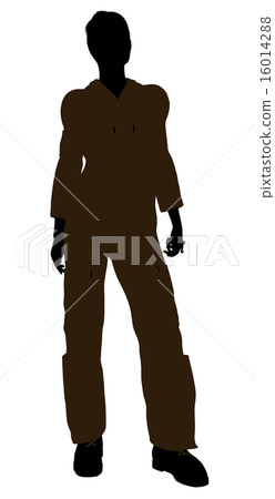 Female Mechanic Silhouette 16014288