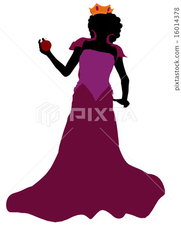 Evil Queen Silhouette Illustration 16014378