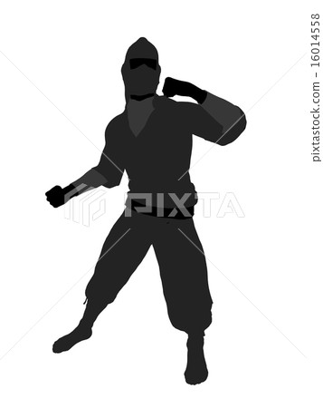 Male Ninja Illustration Silhouette Male Ninja Illustration Silhouette 16014558