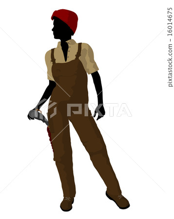 Female Mechanic Silhouette 16014675