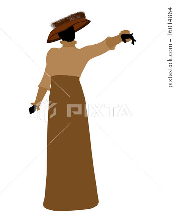 Female Victorian Illustration Silhouette Female Victorian Illustration Silhouette 16014864