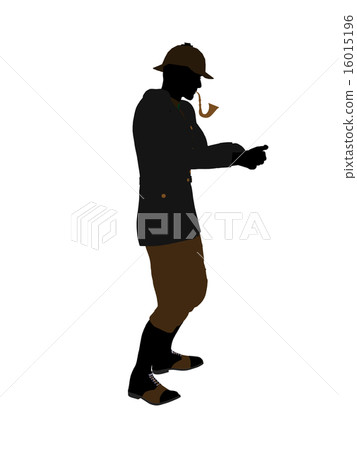 English Gentleman Illustration Silhouette 16015196