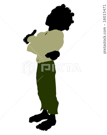 Dwarf Silhouette Illustration Dwarf Silhouette Illustration 16015471
