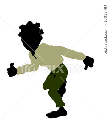 Dwarf Silhouette Illustration 16015494