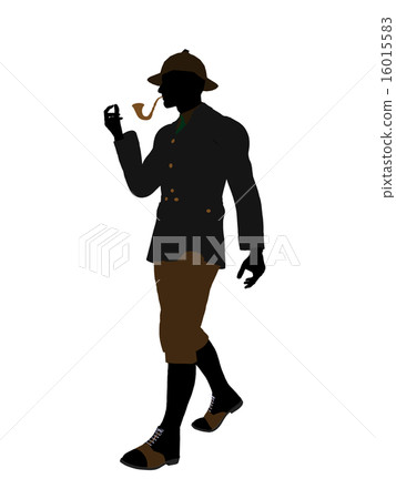 English Gentleman Illustration Silhouette 16015583