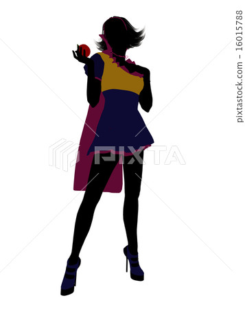 Snow White Silhouette Illustration 16015788