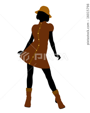 Casual Woman Illustration Silhouette 16015798