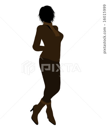 Female Office Illustration Silhouette 16015999