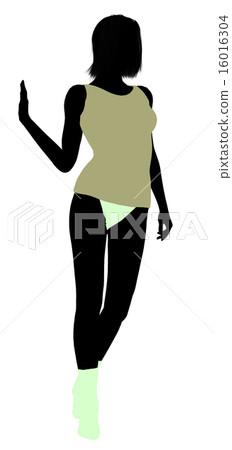Woman Lingerie Silhouette 16016304