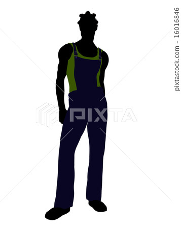 Casual Dress African American Illustration Silhouette 16016846