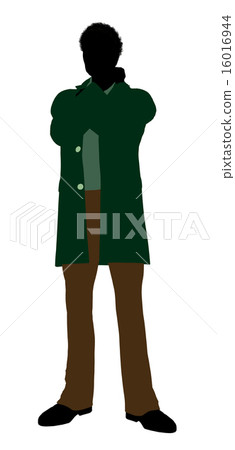 Casual Dress African American Illustration Silhouette 16016944