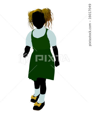 Goldielocks Silhouette Illustration 16017049