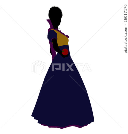 Snow White Silhouette Illustration 16017176