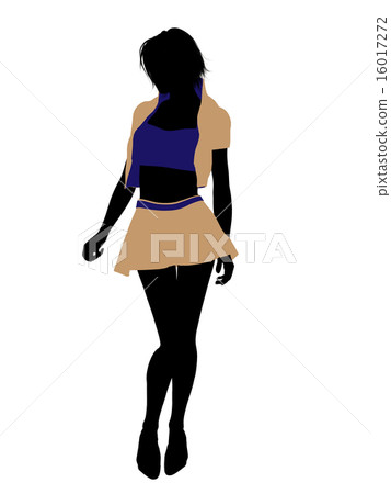 Fashionable Female Illustration Silhouette Fashionable Female Illustration Silhouette 16017272