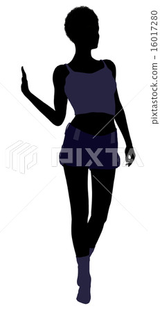 African American Lingerie Silhouette 16017280
