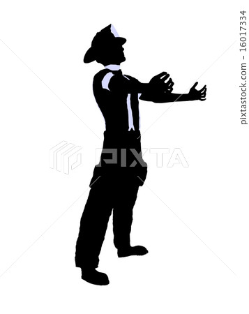 Male Firefighter Illustration Silhouette Male Firefighter Illustration Silhouette 16017334