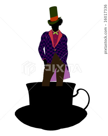 MadHatter Silhouette Illustration MadHatter Silhouette Illustration 16017336