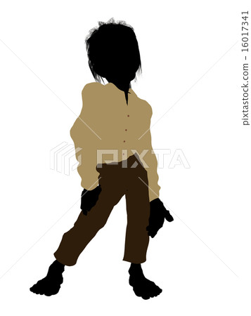 Dwarf Silhouette Illustration Dwarf Silhouette Illustration 16017341