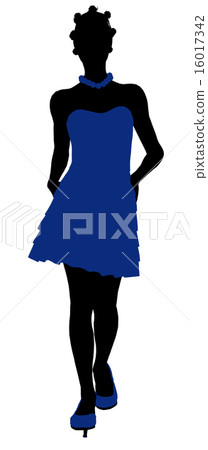 African American Teenager Illustration Silhouette African American Teenager Illustration Silhouette 16017342