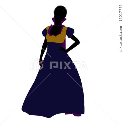 Snow White Silhouette Illustration 16017773
