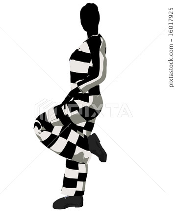 Female Criminal Silhouette Illustration Female Criminal Silhouette Illustration 16017925