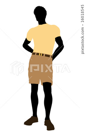 Casual Dress African American Illustration Silhouette 16018545