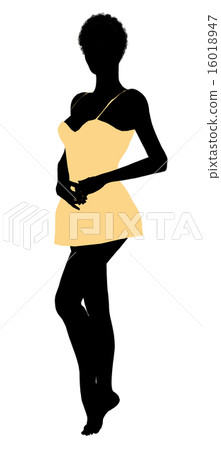 African American Lingerie Silhouette African American Lingerie Silhouette 16018947