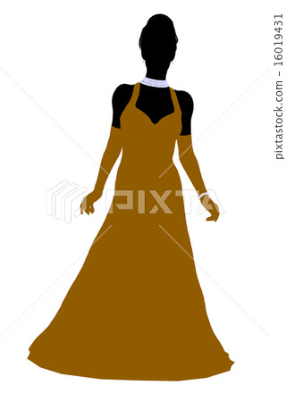 Cinderella Silhouette Illustration Cinderella Silhouette Illustration 16019431