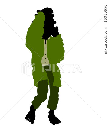 Dwarf Silhouette Illustration 16019656