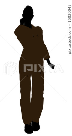 Female Mechanic Silhouette Female Mechanic Silhouette 16020045