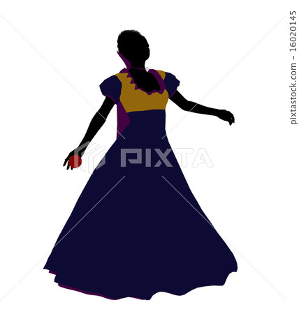 Snow White Silhouette Illustration 16020145