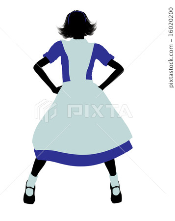 Alice In Wonderland Silhouette Illustration 16020200