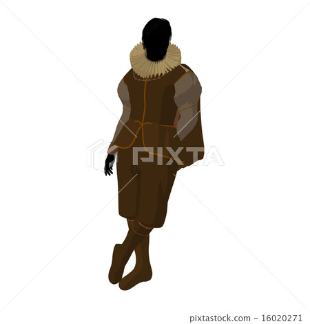 William Shakespeare Illustration Silhouette 16020271