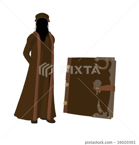 Leonardo Da Vinci Illustration Silhouette 16020301