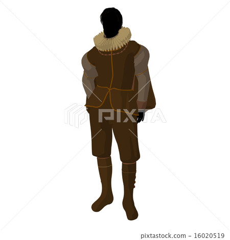 William Shakespeare Illustration Silhouette 16020519